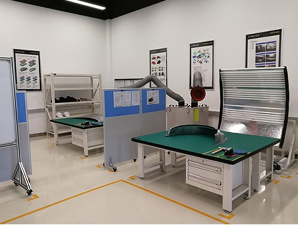 Automobile training room